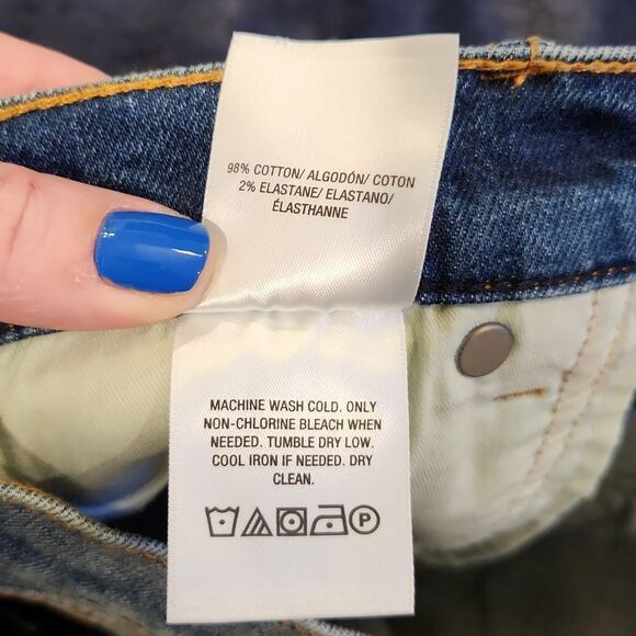 HUDSON Womens Gemma Denim Frayed Hem Cutoff Shorts Blue 28, new with tags! - Picture 11 of 15